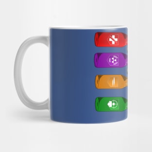 Zombie Perks Take Your Pick on Royal Blue Mug